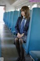 Cosplay Nyako喵子 火车JK制服